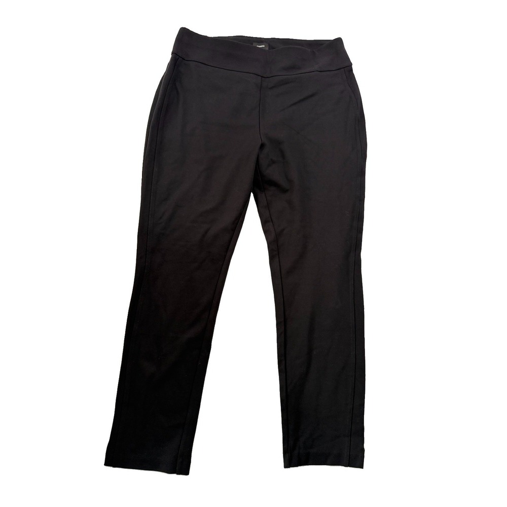 Express Women's L Pull-On High Rise Soft Ankle Length Ponte Pant Dressy Comfy
